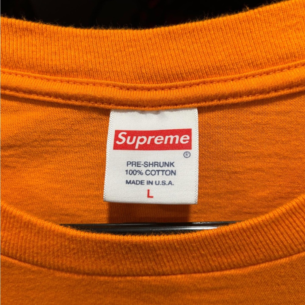 Authentic supreme large shirt